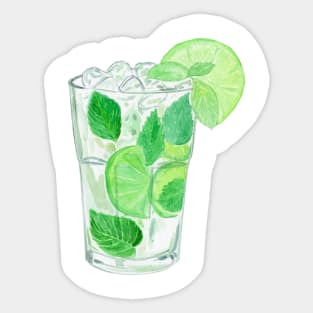 Mojito cocktail Sticker